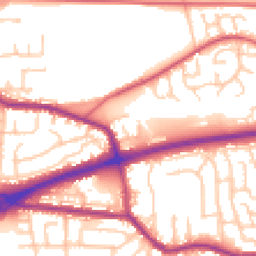 Daytime road noise heatmap for M28 1SE