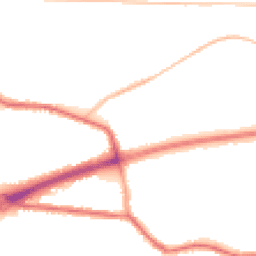 Night-time road noise heatmap for M28 1SE