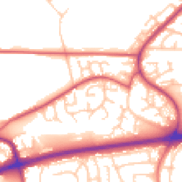 Daytime road noise heatmap for M28 1ZJ
