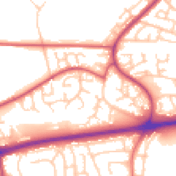 Daytime road noise heatmap for M28 1ZN