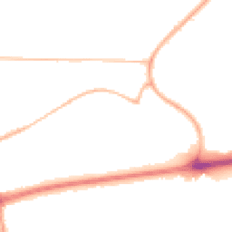 Night-time road noise heatmap for M28 1ZN
