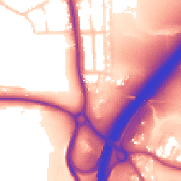 Daytime road noise heatmap for M28 2AF