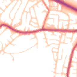 Daytime road noise heatmap for M28 2NU