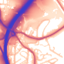 Daytime road noise heatmap for M28 2NW