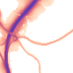 Night-time road noise heatmap for M28 2NW