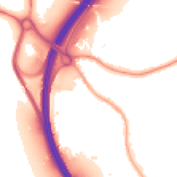 Night-time road noise heatmap for M28 2PD