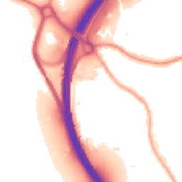 Night-time road noise heatmap for M28 2PT