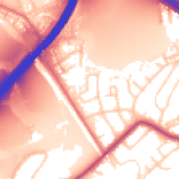 Daytime road noise heatmap for M28 2TW