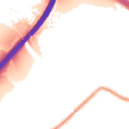 Night-time road noise heatmap for M28 2TW