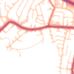 Daytime road noise heatmap for M28 2WU