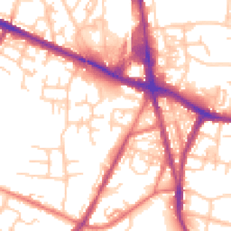 Daytime road noise heatmap for M28 3DD