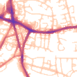 Daytime road noise heatmap for M28 3DJ