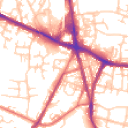 Daytime road noise heatmap for M28 3EB