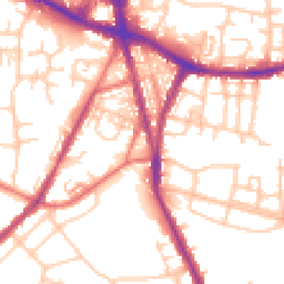 Daytime road noise heatmap for M28 3EQ