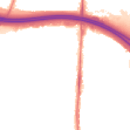 Night-time road noise heatmap for M28 3GD