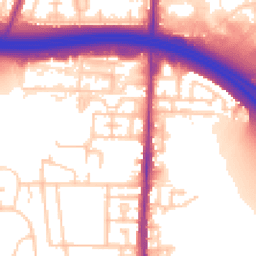 Daytime road noise heatmap for M28 3GE