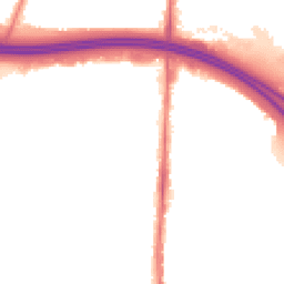 Night-time road noise heatmap for M28 3GE