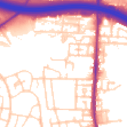 Daytime road noise heatmap for M28 3GQ