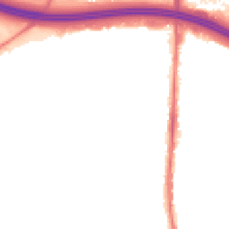 Night-time road noise heatmap for M28 3GQ