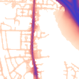 Daytime road noise heatmap for M28 3GR