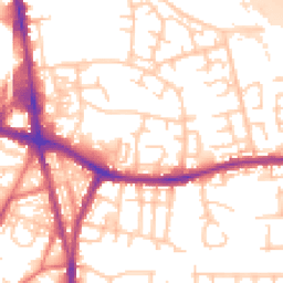 Daytime road noise heatmap for M28 3LQ