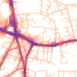 Daytime road noise heatmap for M28 3LW