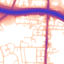 Daytime road noise heatmap for M28 3QF