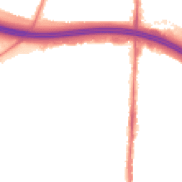 Night-time road noise heatmap for M28 3QF