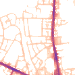Daytime road noise heatmap for M28 3RD