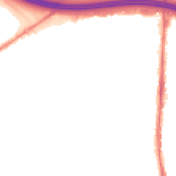 Night-time road noise heatmap for M28 3SU