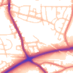 Daytime road noise heatmap for M28 7DW