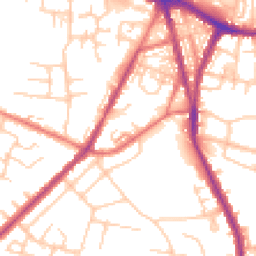 Daytime road noise heatmap for M28 7DX