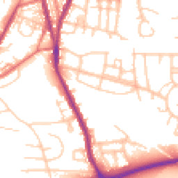 Daytime road noise heatmap for M28 7EH