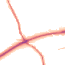 Night-time road noise heatmap for M28 7ET