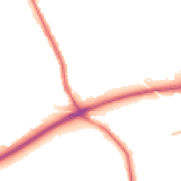 Night-time road noise heatmap for M28 7FS