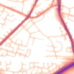 Daytime road noise heatmap for M28 7GG