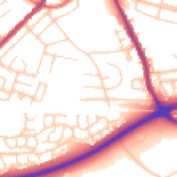 Daytime road noise heatmap for M28 7HB