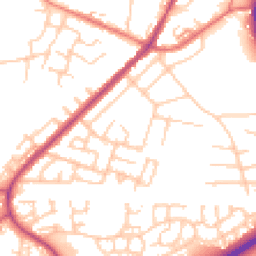 Daytime road noise heatmap for M28 7TX