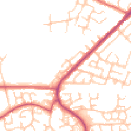 Daytime road noise heatmap for M28 7WA