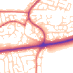 Daytime road noise heatmap for M28 7XD