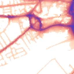 Daytime road noise heatmap for M30 0ES