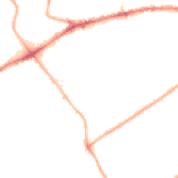 Night-time road noise heatmap for M30 0GB