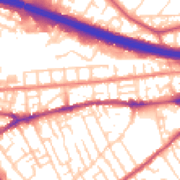 Daytime road noise heatmap for M30 0GS