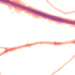 Night-time road noise heatmap for M30 0GS