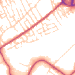 Daytime road noise heatmap for M30 0SZ