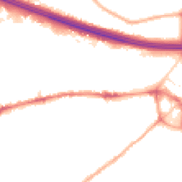 Night-time road noise heatmap for M30 0WA