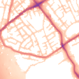Daytime road noise heatmap for M30 7AS
