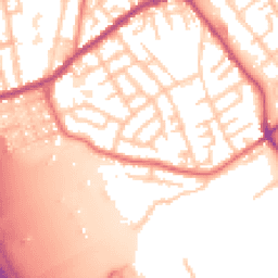Daytime road noise heatmap for M30 7BD