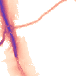 Night-time road noise heatmap for M30 7DZ
