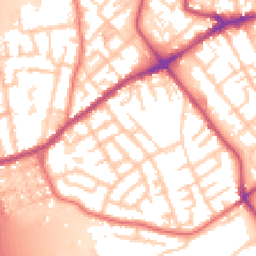 Daytime road noise heatmap for M30 7HH